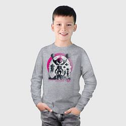 Лонгслив хлопковый детский Почти знаменит, цвет: меланж — фото 2