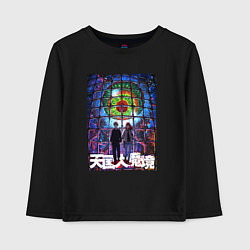 Лонгслив хлопковый детский Персонажи аниме - Великая небесная стена, цвет: черный