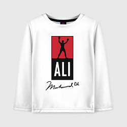 Детский лонгслив Muhammad Ali boxer