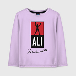 Детский лонгслив Muhammad Ali boxer