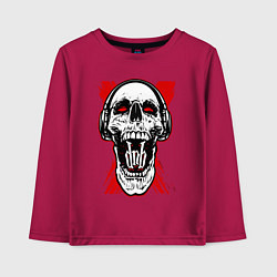 Детский лонгслив DnB skull