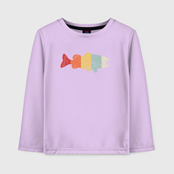 Детский лонгслив Color fish