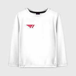 Детский лонгслив T1 red