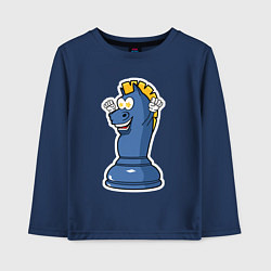 Детский лонгслив Шахматный конь InChess