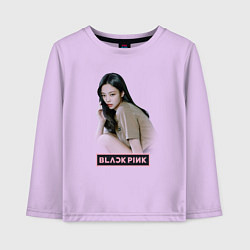 Лонгслив хлопковый детский Jennie Blackpink, цвет: лаванда