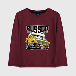 Детский лонгслив Russia tuning car
