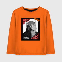Детский лонгслив Rap god