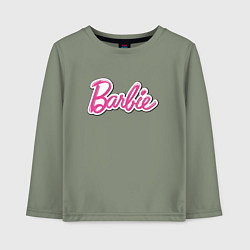 Детский лонгслив Barbie title