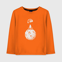 Детский лонгслив Moon spaceman