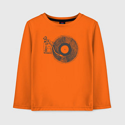 Детский лонгслив Vinyl style