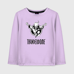 Лонгслив хлопковый детский Thunderdome v 2, цвет: лаванда