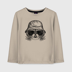 Детский лонгслив Енот на стиле