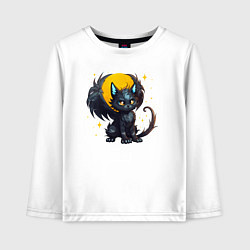 Детский лонгслив Cat dragon