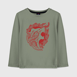 Детский лонгслив Медведь - тотемное животное славян