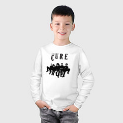 Лонгслив хлопковый детский The Cure - A Band, цвет: белый — фото 2