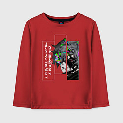 Лонгслив хлопковый детский Jigokuraku Gabimaru, цвет: красный