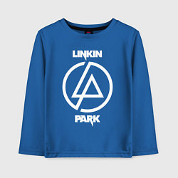 Лонгслив хлопковый детский Linkin Park logo, цвет: синий