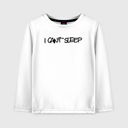 Детский лонгслив I cant sleep