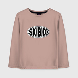 Детский лонгслив Скибиди