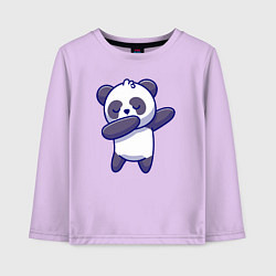 Детский лонгслив Dabbing panda
