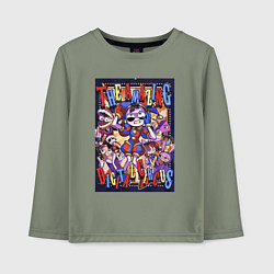 Детский лонгслив Удивительный цифровой цирк в сборе