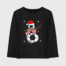 Детский лонгслив Soccer snowman