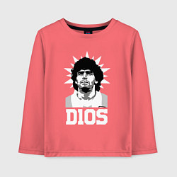 Детский лонгслив Dios Diego Maradona