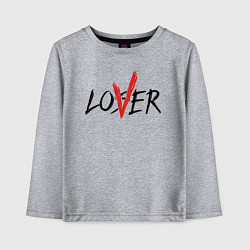 Детский лонгслив Loser lover