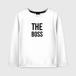 Детский лонгслив The boss - Couple