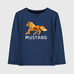 Детский лонгслив Mustang firely art