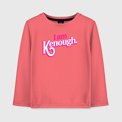 Детский лонгслив I am kenough