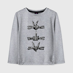 Детский лонгслив Колючая проволока