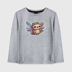 Детский лонгслив Маленький ленивец