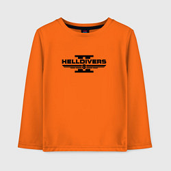 Детский лонгслив Helldivers 2: Logo