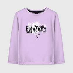 Детский лонгслив Бушкрафт - дикая природа