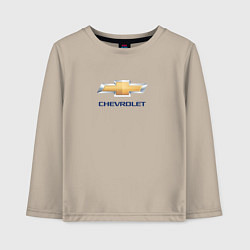 Детский лонгслив Chevrolet авто бренд