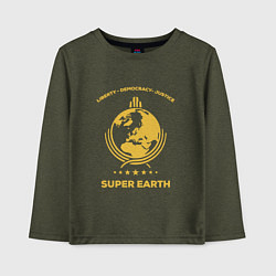 Детский лонгслив Helldivers: Super Earth