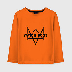 Лонгслив хлопковый детский WatchDogs, цвет: оранжевый