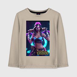 Детский лонгслив League of Legends Akali Kda