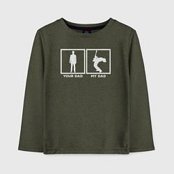 Детский лонгслив Rock dad