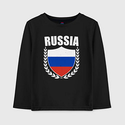 Детский лонгслив Russian flag