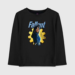 Лонгслив хлопковый детский Lucy - Fallout, цвет: черный