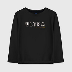 Лонгслив хлопковый детский Depeche Mode - Ultra logo, цвет: черный