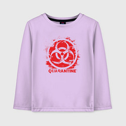 Детский лонгслив Карантин