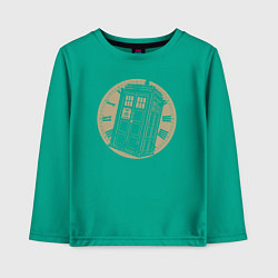 Детский лонгслив Time tardis