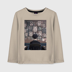 Детский лонгслив Патриотизм Мориарти Шерлок