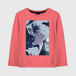 Лонгслив хлопковый детский Ванитас целитель, цвет: коралловый