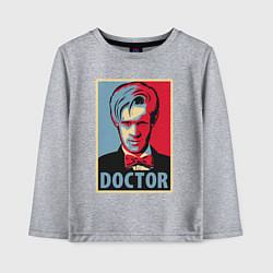 Лонгслив хлопковый детский Doctor, цвет: меланж
