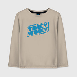 Детский лонгслив Timey wimey wibbly wobbly