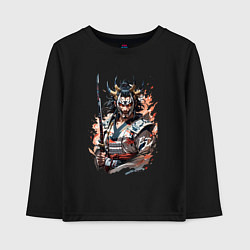 Детский лонгслив Demonic katana